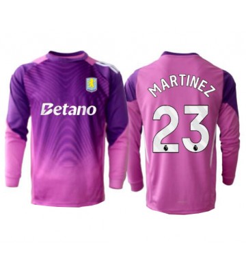 Aston Villa Emiliano Martinez #23 Goalkeeper Replica Third Stadium Shirt 2025-26 Long Sleeve